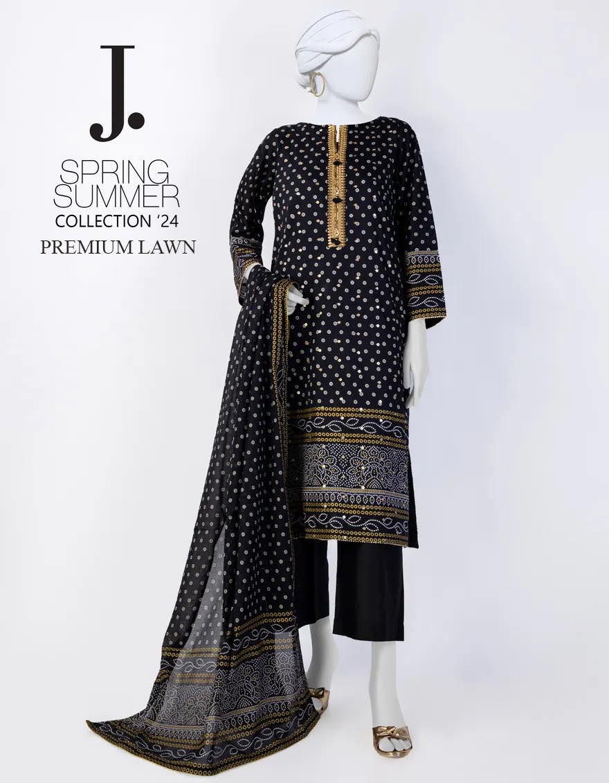 Original J. PREMIUM LAWN - 3 Piece Printed Lawn 001