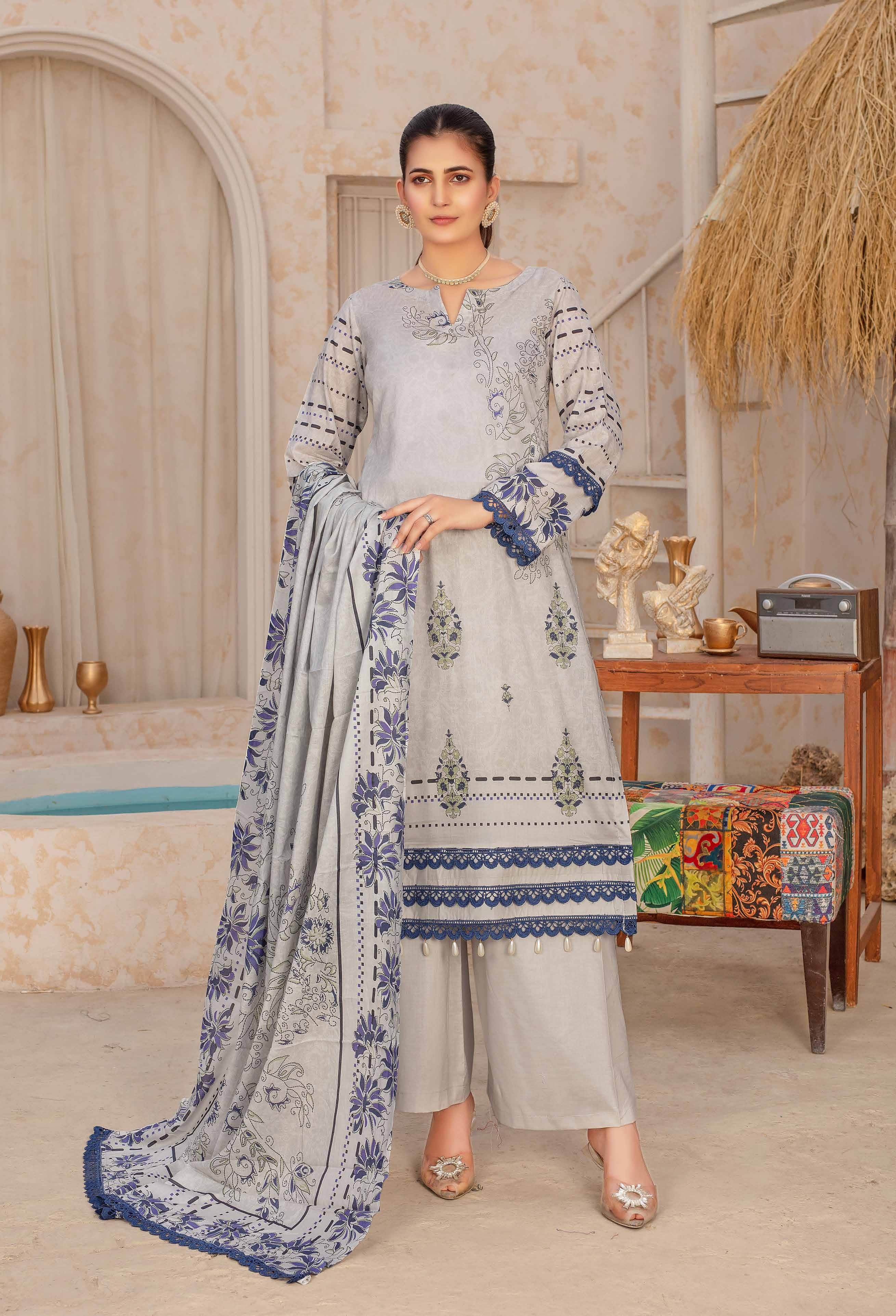 Original BINT-E-NAAZ - 3 Piece Printed Lawn 010