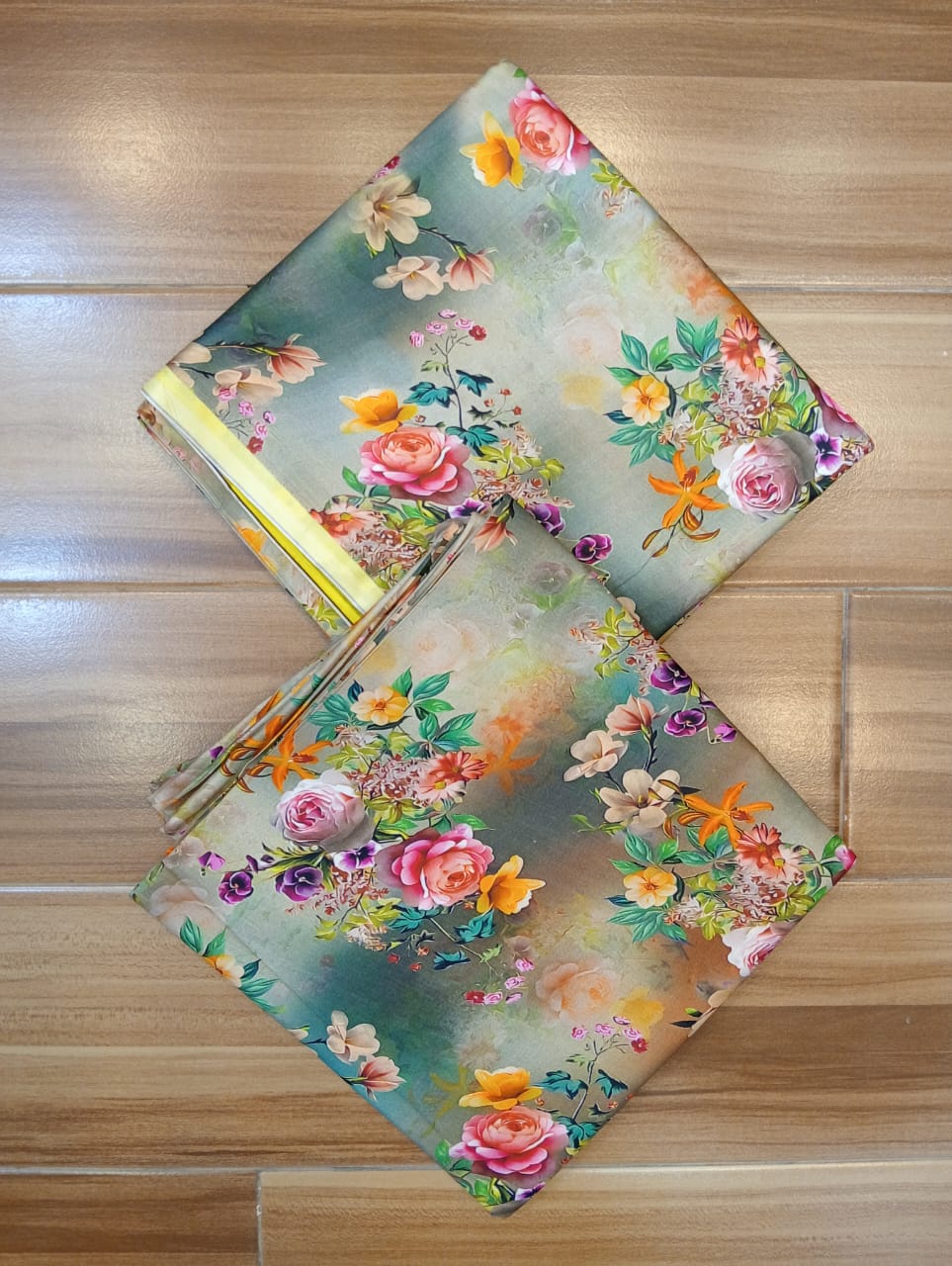 Sumaira all over capri - 2 Piece linen 005