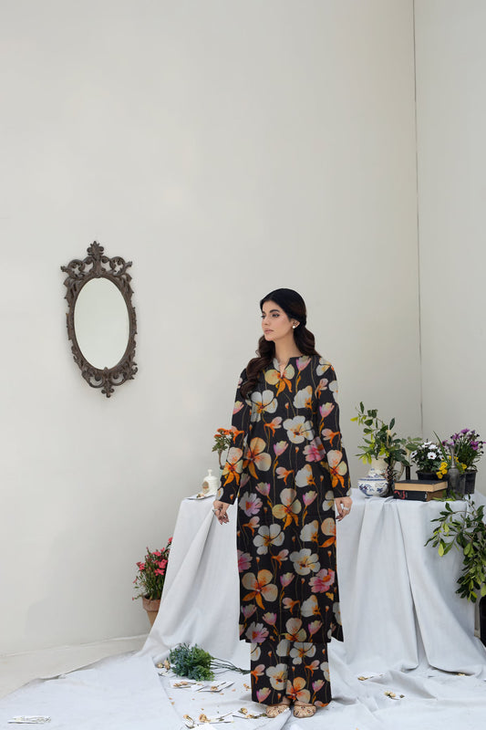 Sumaira all over capri - 2 Piece linen 047